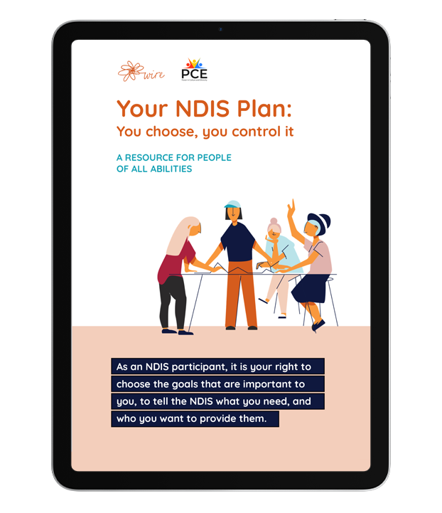 Design of NDIS Plan page on WIRE website